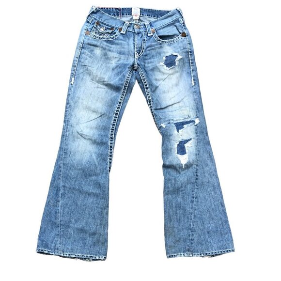 Vintage True Religion Jeans Size 31 BILLY SUPER T Blue - Picture 5 of 7